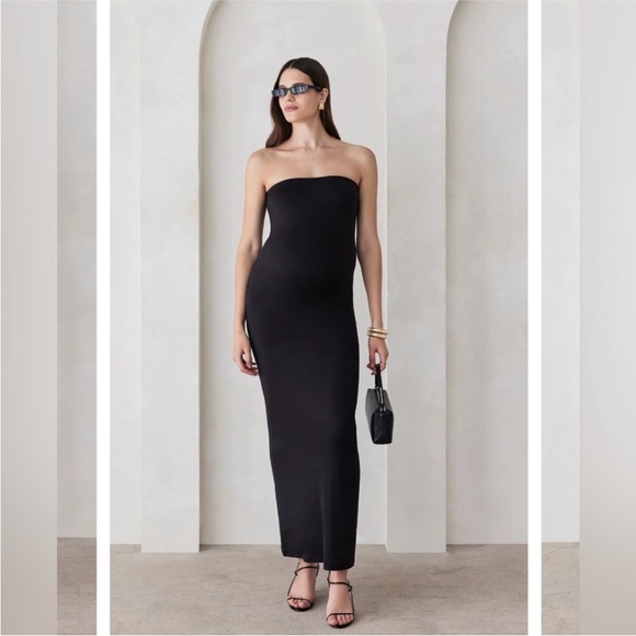 Bumpsuit Maternity Strapless Dress - Picture 3 of 6